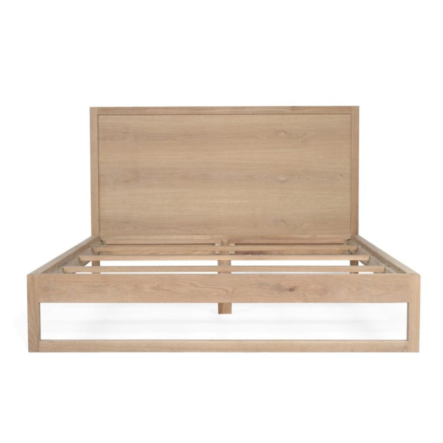 Clover American Oak Bed - Queen - 1.65m