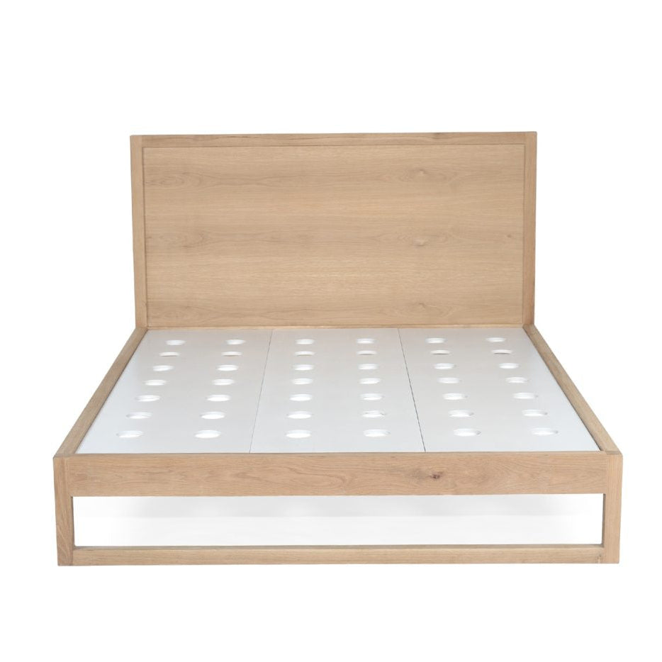 Clover American Oak Bed - Queen - 1.65m