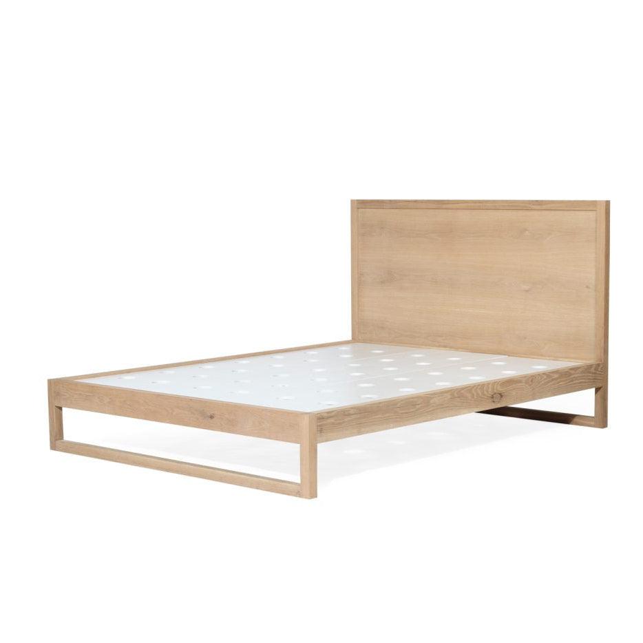 Clover American Oak Bed - Queen - 1.65m
